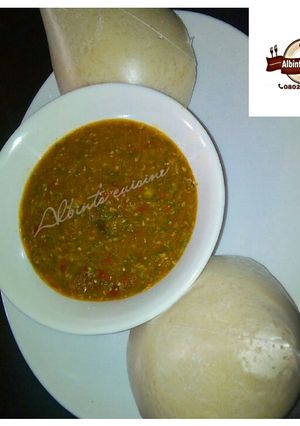A picture of Fried okro soup.