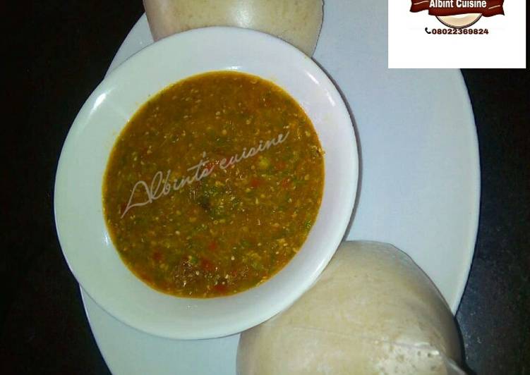 Simple Way to Prepare Award-winning Fried okro soup