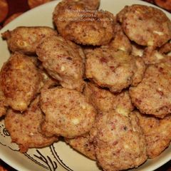 A picture of Corned Beef Patties with Potato and Ricotta.