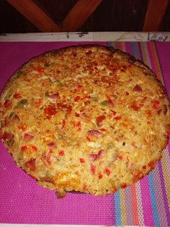 Una foto de Tortilla de arroz deliciosa!!!