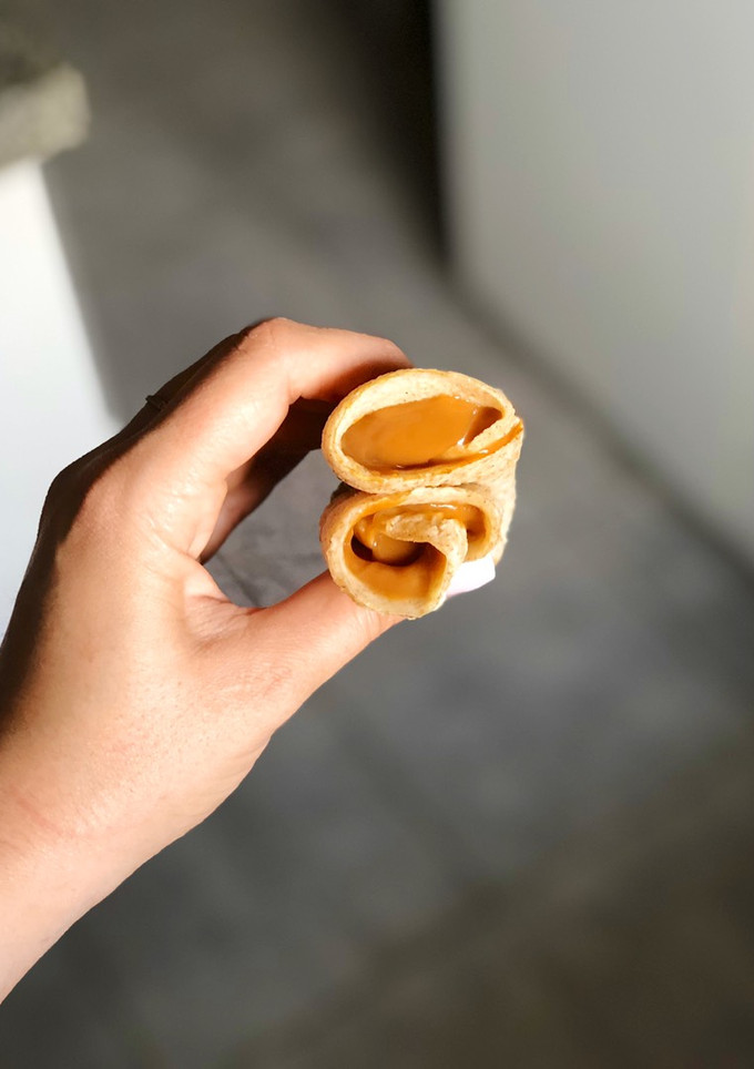 Una foto de Panqueque con dulce de leche (versión fit)