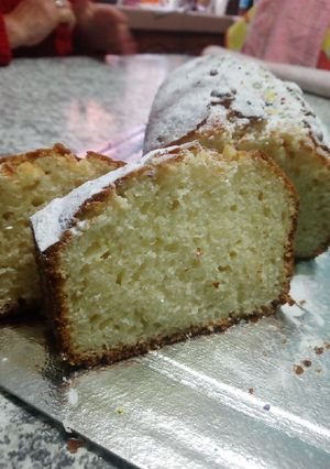 Una foto de Budín de vainilla con yogur