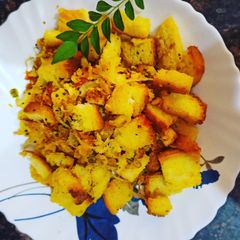 A picture of Bread Poha.