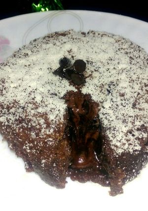 এগলেস চোকো লাভা কেক(eggless choco lava cake recipe in Bengali) রেসিপির প্রধান ছবি