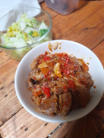 Cara Gampang Membuat Resep Balado daging sapi asam pedas yang Lezat