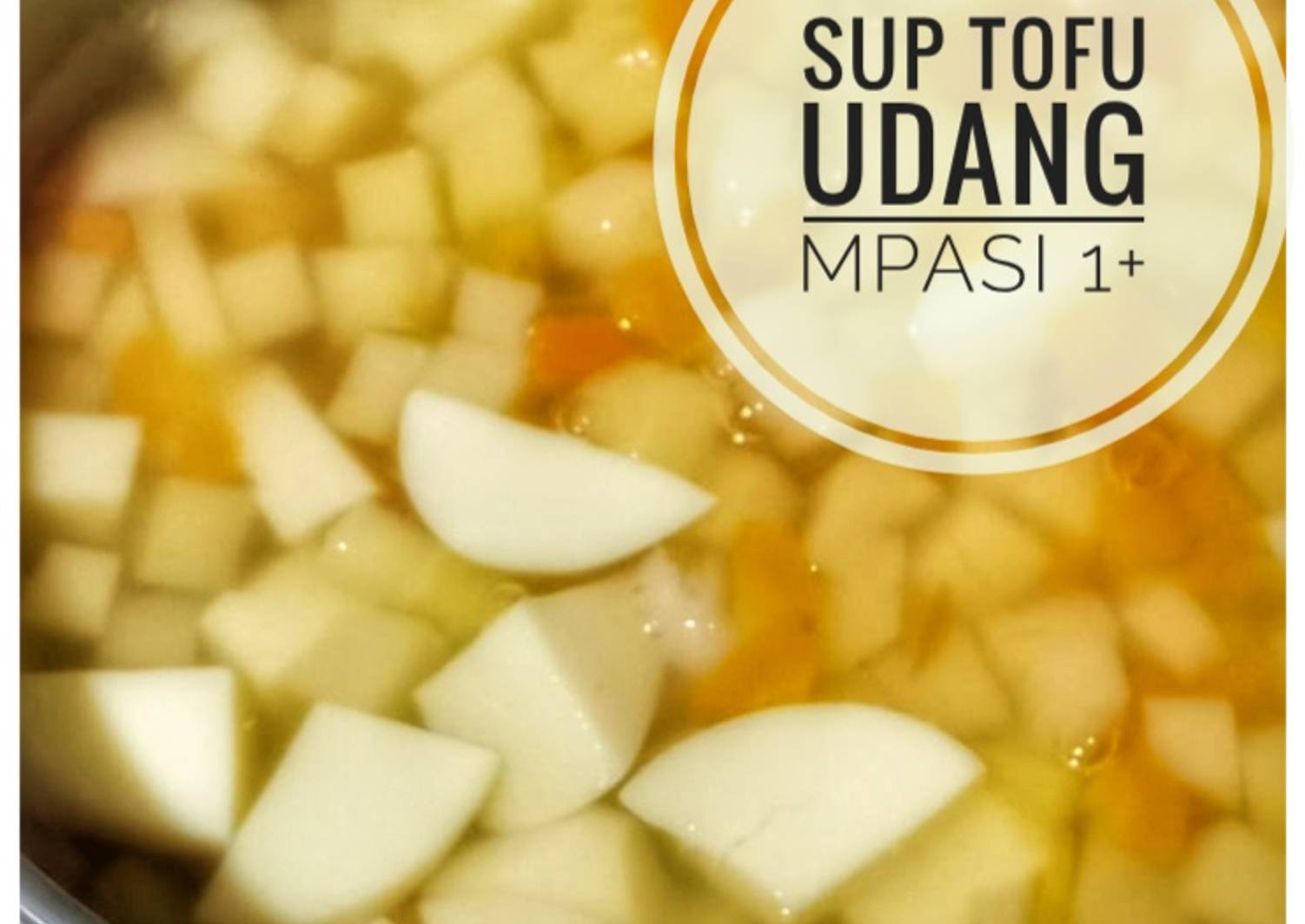 Resep Terbaru Sup Tofu Udang (MPASI 1+)