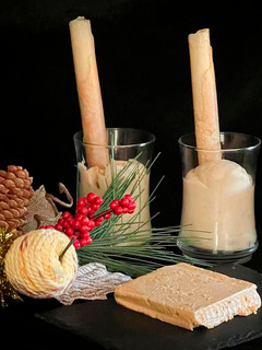 Una foto de Mousse de turrón sin gluten
