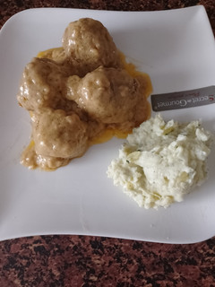 Una foto de Kottbullar - albóndigas suecas