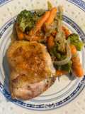 Sheet Pan Hidden Valley Ranch Restaurant Style Chicken Thighs and Vegetables
