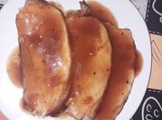 Una foto de carne gourmet
