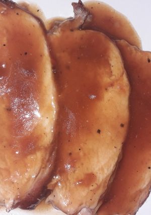 Una foto de Pierna al horno, bien sazonada (dulce)