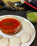 Khameer Idli sambhar