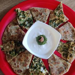 A picture of Paneer pudina bites.