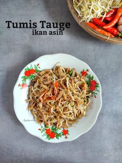 Foto resep Tumis tauge ikan asin