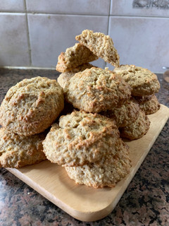 Una foto de Galletas de avena y manzana