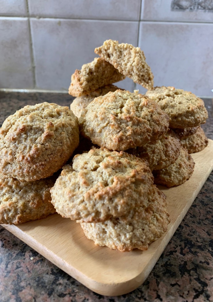 Una foto de Galletas de avena y manzana