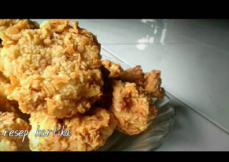 Bagaimana Membuat Ayam krispi(Fried chicken) Anti Gagal