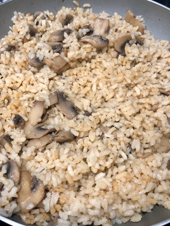 Una foto de Arroz con setas