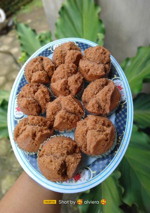 Foto resep Brownis kukus merekah