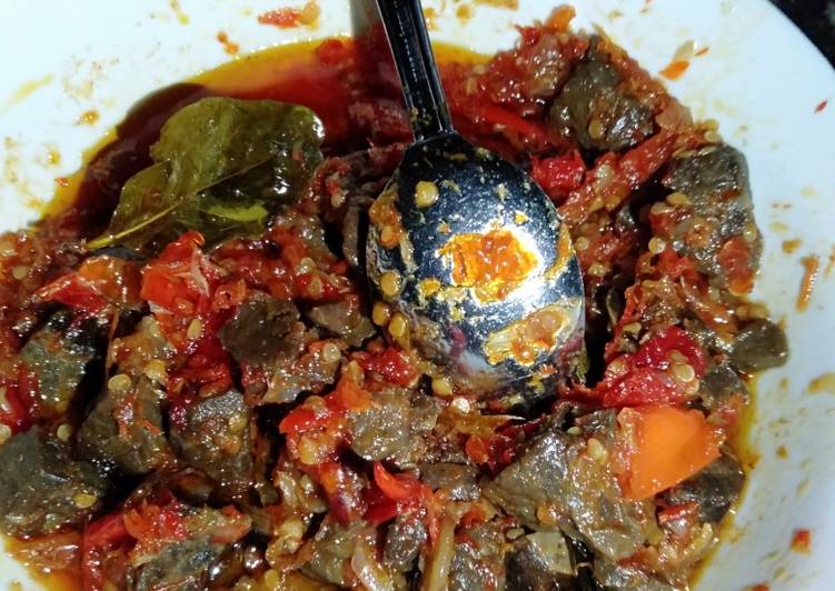 Resep Paru sapi sambal ulek #SiapRamadhan yang Enak Banget