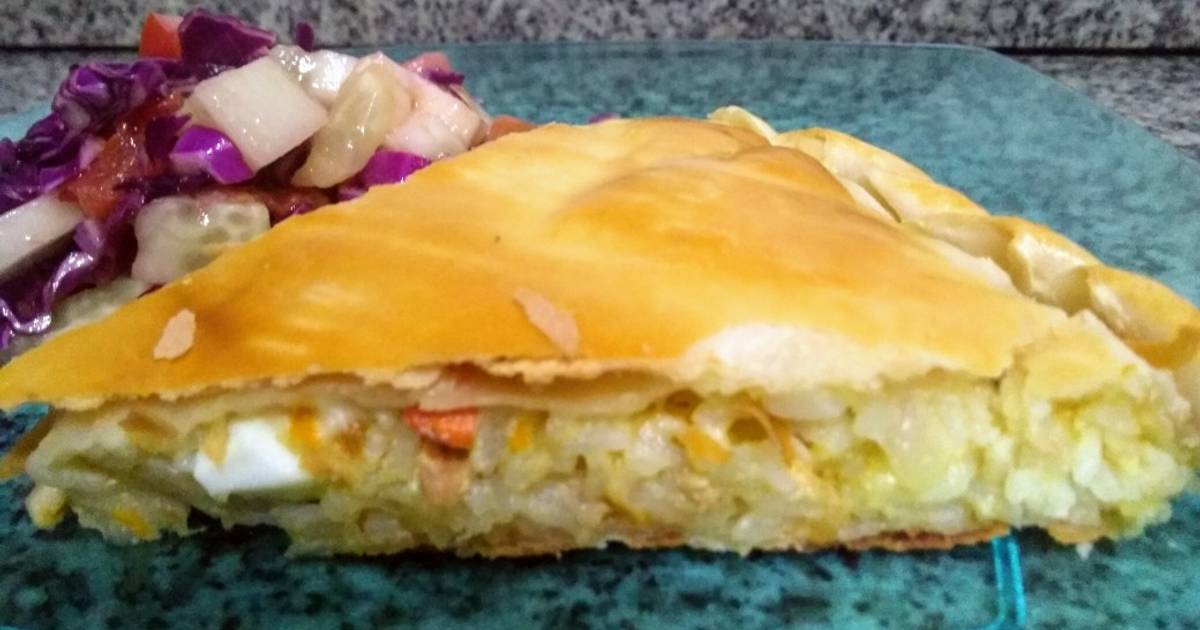Descubrir 61+ imagen tarta de atun y arroz receta