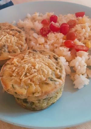 Una foto de Muffins de acelga y bechamel🧁
