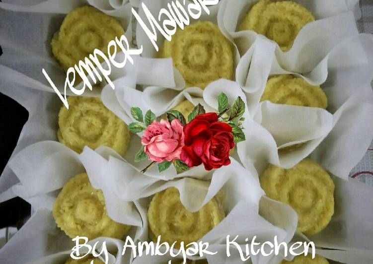 Resep Lemper Mawar Kuning with Fiber Creme n VCO&hellip; 😍, Bisa Manjain Lidah