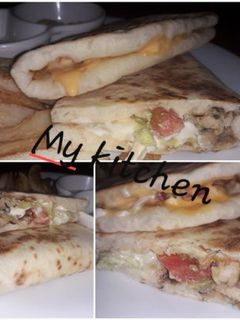 صورة لوصفة ساندويتش المقلوب 😋😋😋