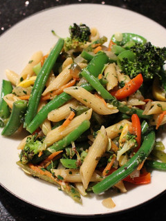 A picture of Pasta Primavera.