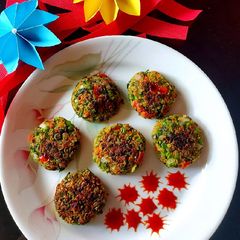A picture of Oats vegetables cutlets.