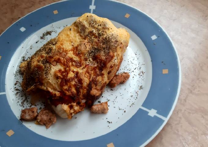 Desayuno con energía omelet carne y verduras Receta de jhon jairo- Cookpad