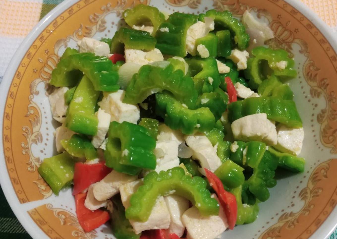 Tumis Pare Tahu