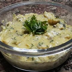 A picture of Cheese & garlic mushroom.