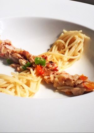 Foto resep Spaghetti Tuna Sambal Matah
