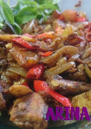 Foto resep Oseng ikan asin pedas