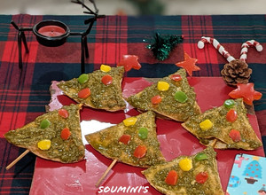 A picture of Christmas Tree Fajita.