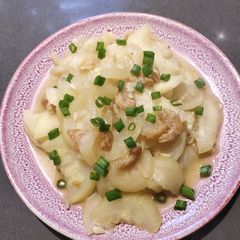 A picture of Sauteed Hairy Gourd.