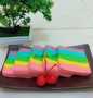 Resep buat Rainbow Cake Putih Telur yang lezat