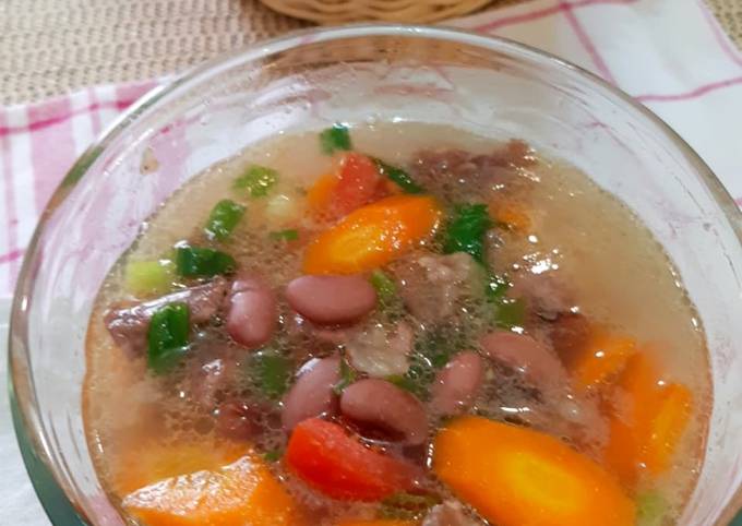 Sop Daging Kacang Merah