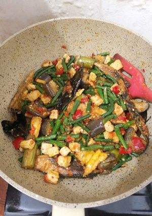 Foto resep Tongkol Terong Balado Jontorrrrr