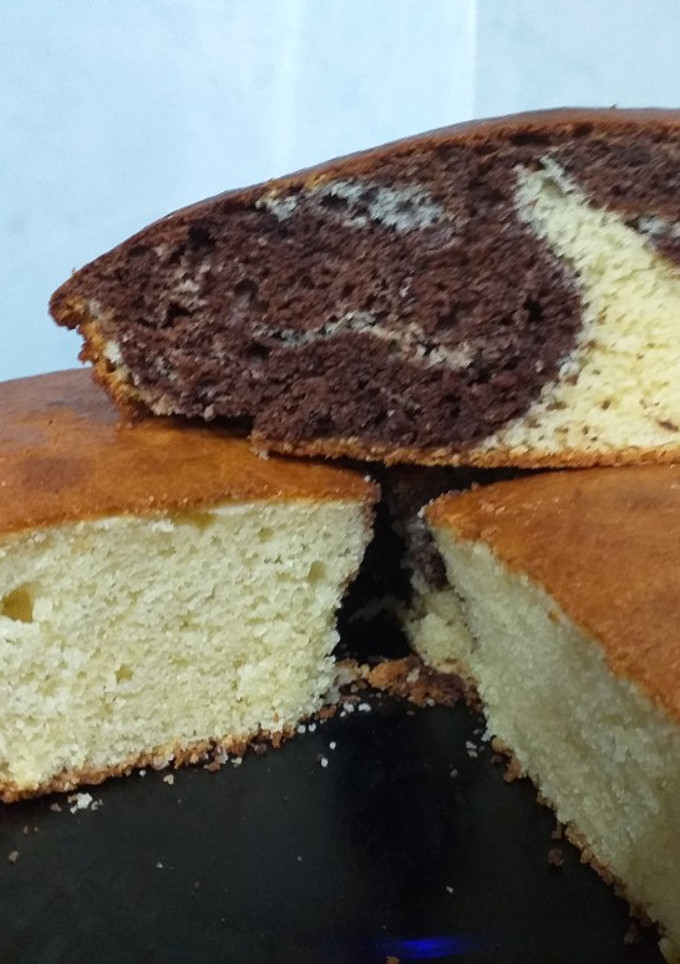 Una foto de Bizcocho de dos sabores