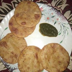 Aloo kachori A picture of Aloo kachori.
