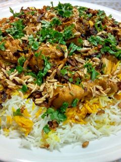 صورة لوصفة رز برياني هندي أصلي