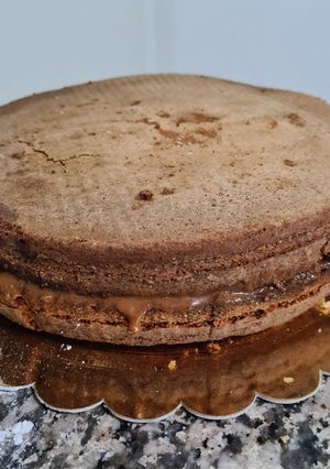 Una foto de Torta burrera o ponqué casero