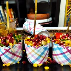 A picture of Corn chaat.