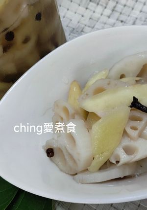 夏日小菜同樂會-醋漬藕片 的食譜成品照片
