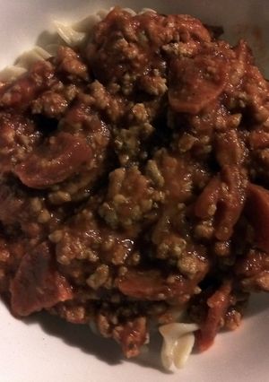 A picture of best ever spaghetti sauce.