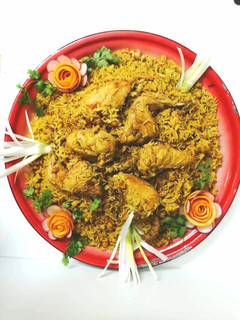 صورة لوصفة الارز البخاري على أصوله 🍚🍅🥕
