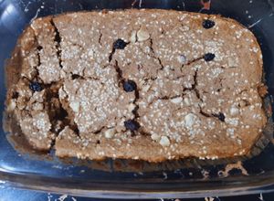 Una foto de Torta integral de avena