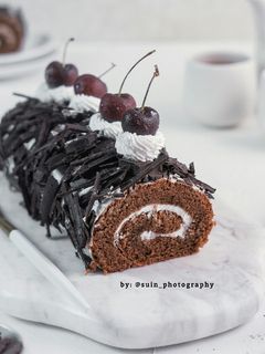 Foto resep Blackforest Rollcake